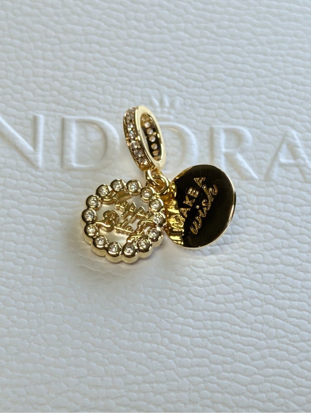 Pandora charm happy birthday